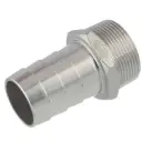 Hose nozzle, external thread, stainless steel