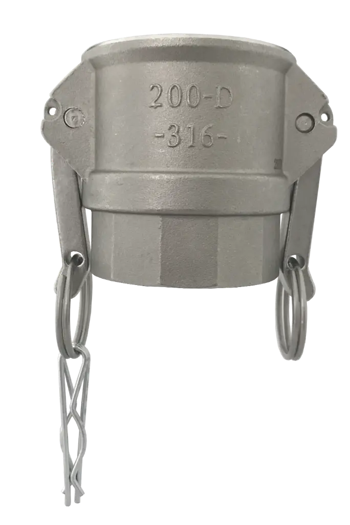 [106197] Camlock Dose BSP Innengewinde Typ D Edelstahl (1/2 Zoll)