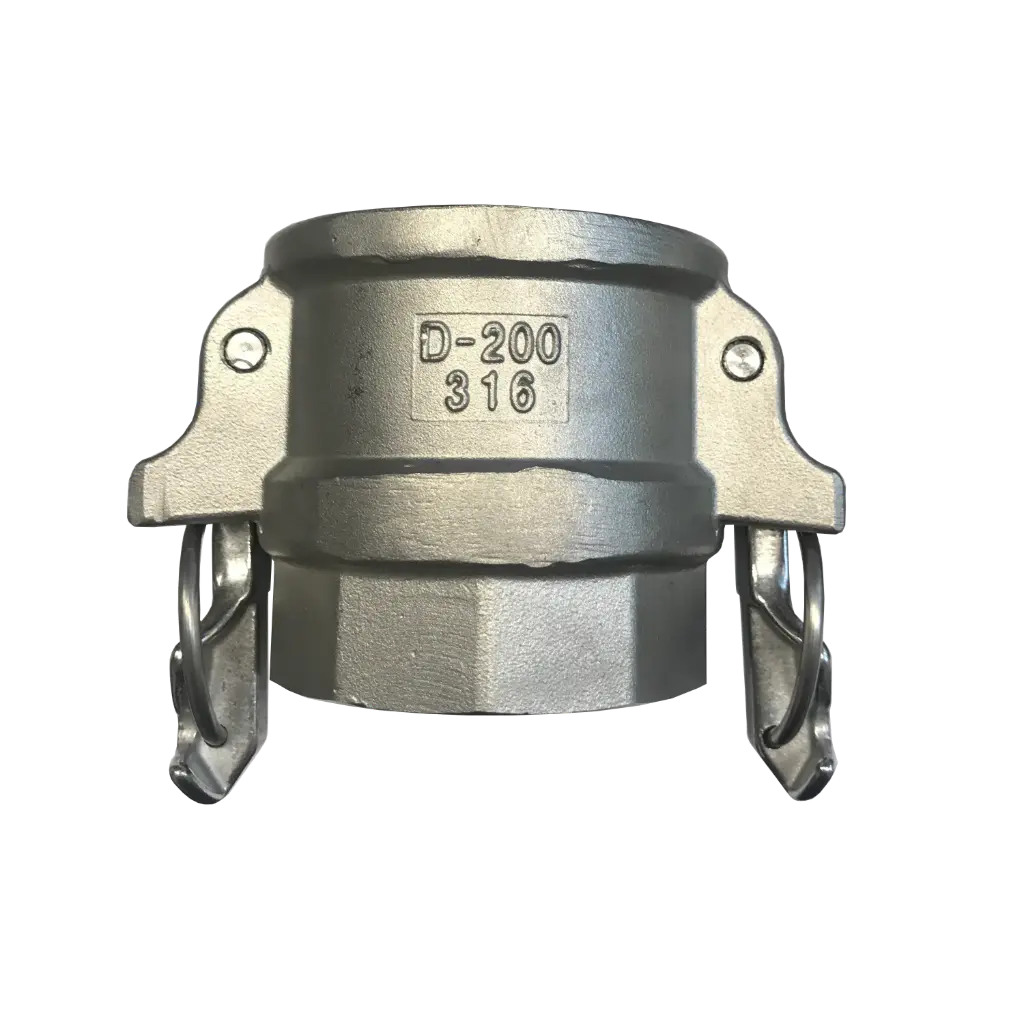 [106208] Camlock Dose BSP Innengewinde Typ D Self-Lock Edelstahl (2 Zoll)