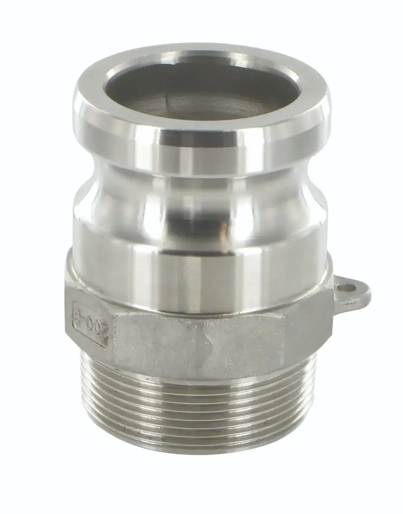 [101523] Camlock connector BSPT male thread type F stainless steel (1/2 Zoll)