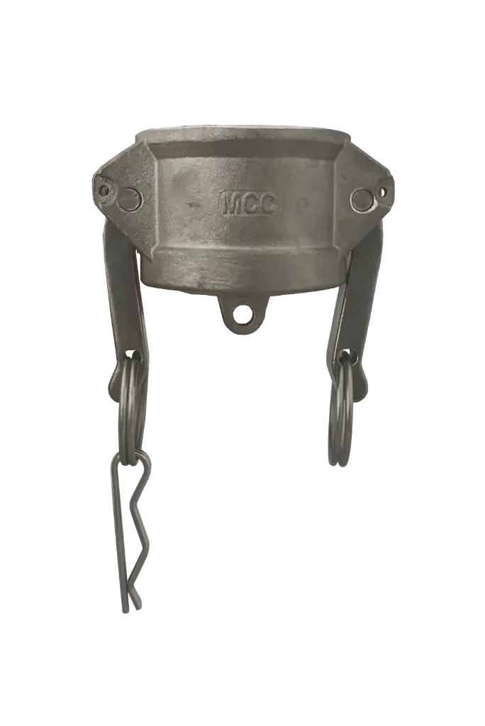 [106255] Verschlusskappe für Camlock Stecker Typ DC Edelstahl (1/2 Zoll)