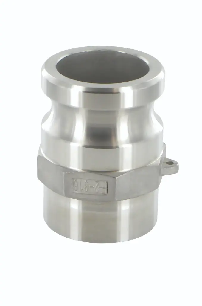 [106286] Camlock Stecker Anschweißende Edelstahl (DN15)