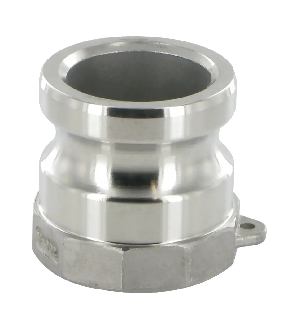 Camlock Stecker BSPP Innengewinde Typ A DIN Edelstahl