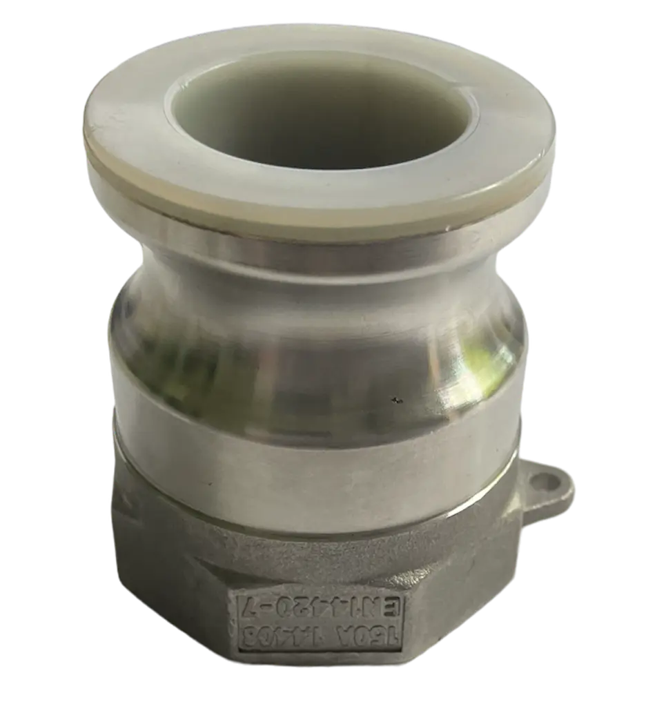 [106335] Camlock connector BSPP female thread type A stainless steel PFA (1 Zoll)