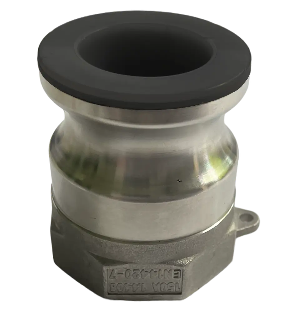 [106341] Camlock connector BSPP female thread type A stainless steel PFA conductive (1 Zoll)