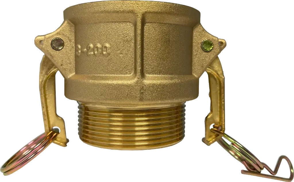 Camlock socket BSPT external thread type B brass