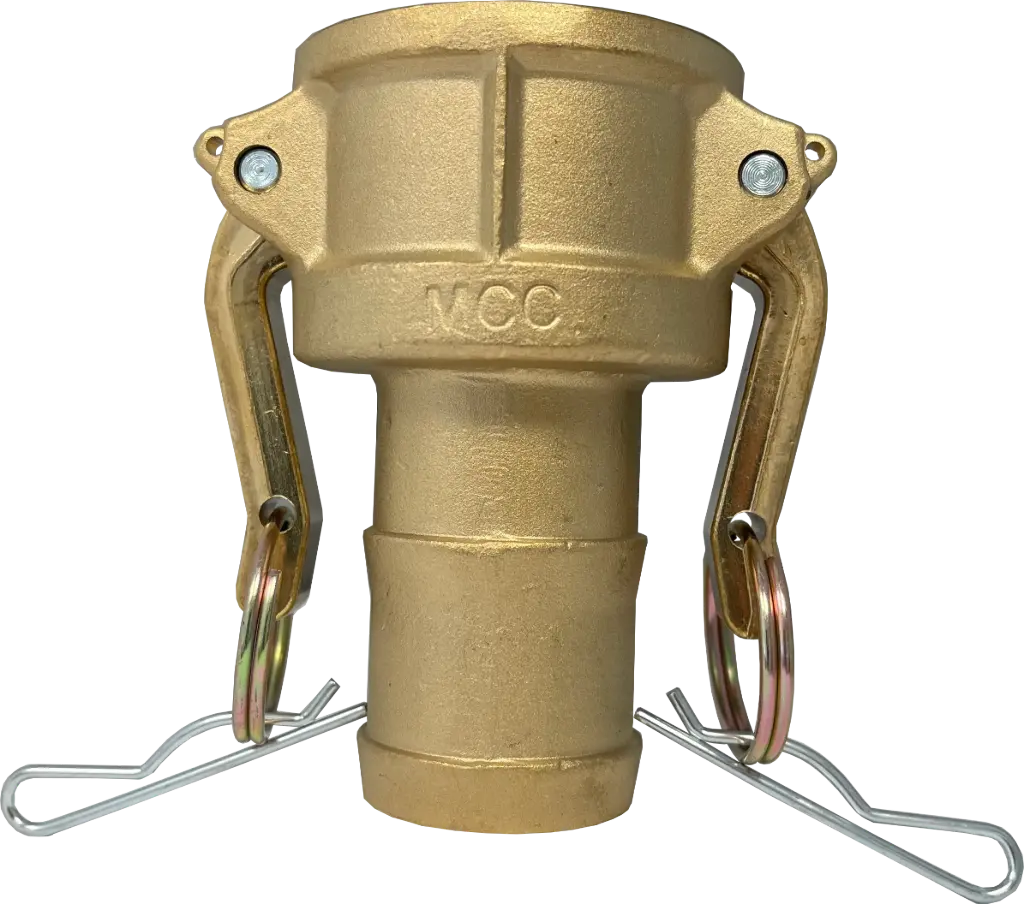 [106480] Camlock socket hose nozzle type C brass (1/2 Zoll)