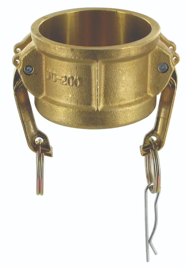 [106523] Verschlusskappe für Camlock Stecker Typ DC Messing (1/2 Zoll)