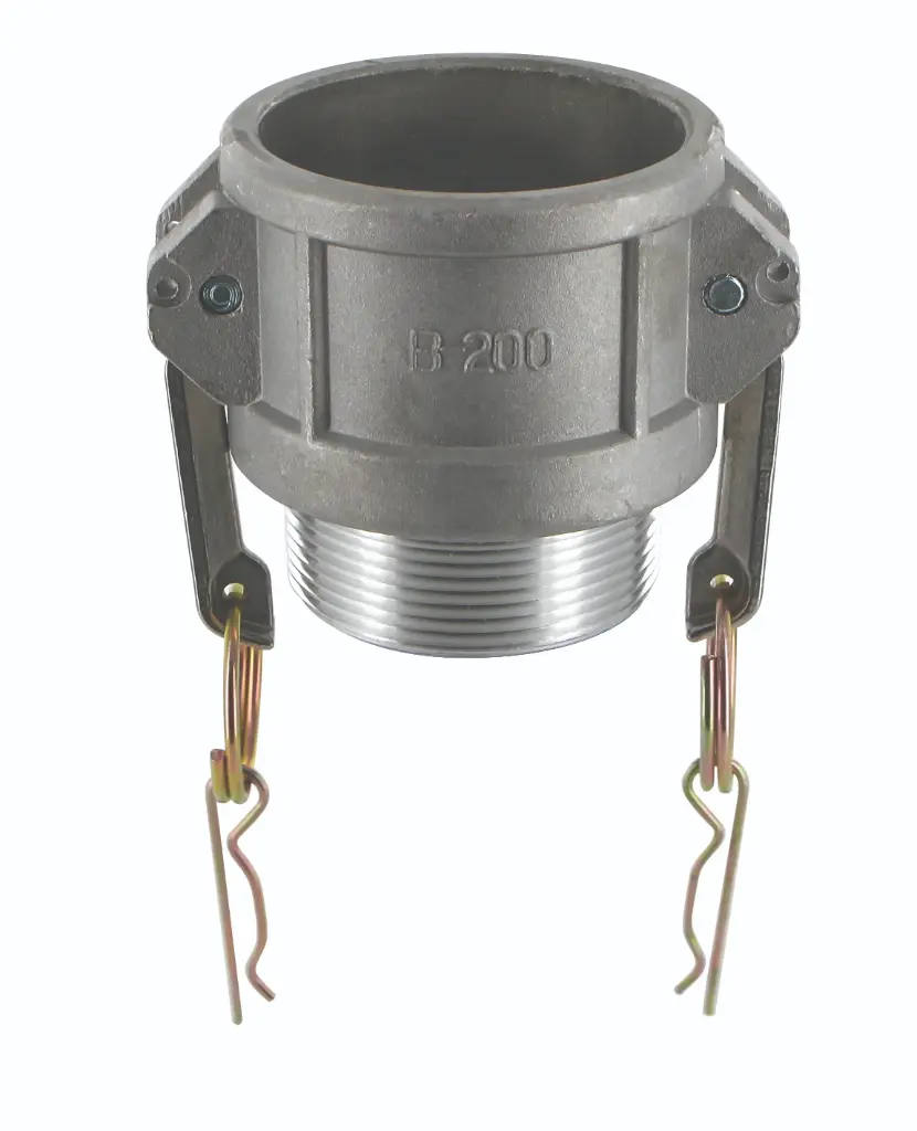 Camlock Dose BSPT Außengewinde Typ B Aluminium