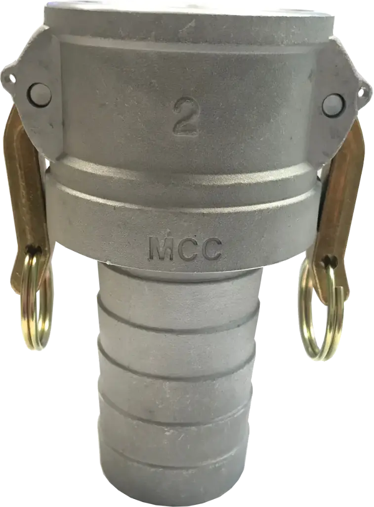 Camlock Dose Schlauchtülle Typ C drehbar Aluminium