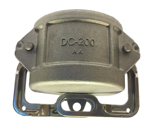 [106691] Verschlusskappe für Camlock Stecker Typ DC abschließbar Aluminium (2 Zoll)