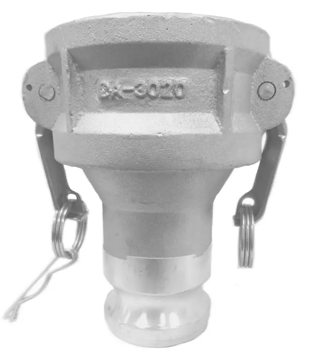 [106707] Camlock Dose auf Stecker Aluminium (1 1/2 Zoll, 1 Zoll)