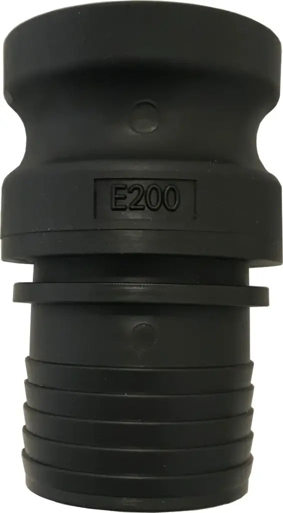 [106805] Camlock Stecker Schlauchtülle Typ E mit Sicherungsbund PP (3/4 Zoll)