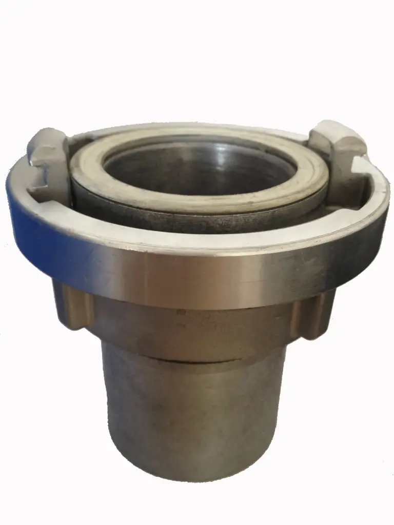 [106884] Storz coupling hose nozzle, smooth with locking collar, aluminum (25 mm, C52)