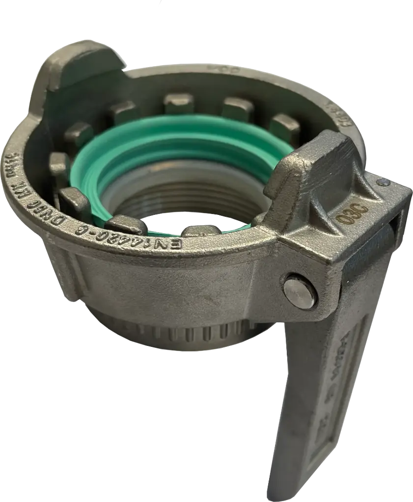 [107428] TW coupling type MK, completely stainless steel, PFA white (2")