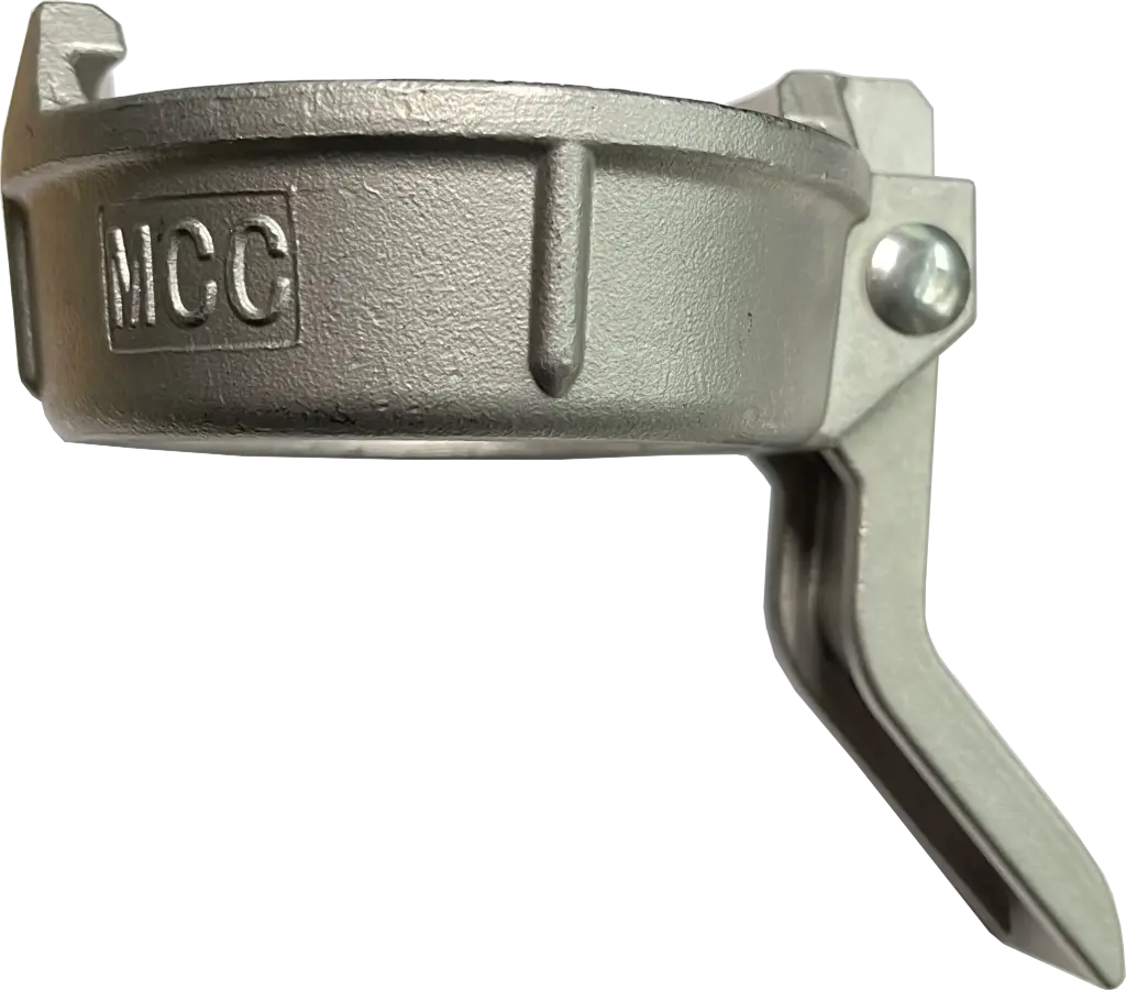 [107436] TW coupling type MK clamping ring lever 45° stainless steel