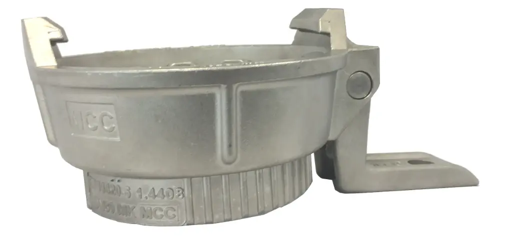 [107437] TW coupling type MK complete 90° stainless steel