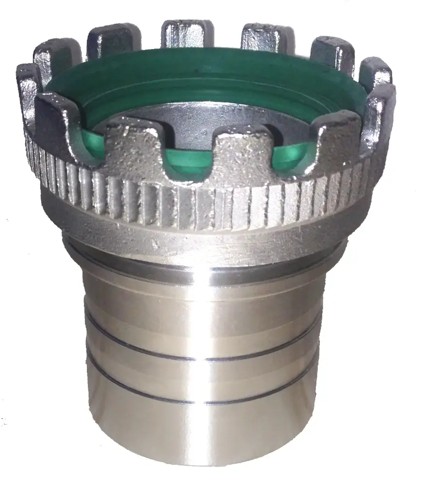 [107455] TW coupling type MK hose nozzle stainless steel (2")