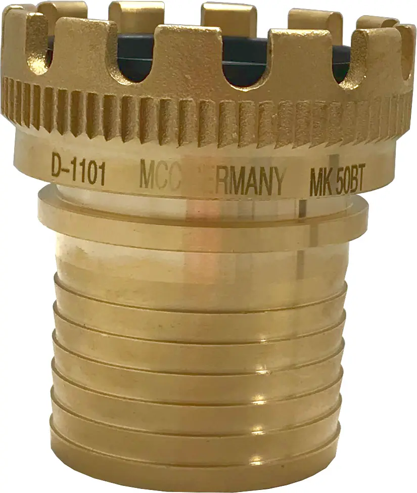 [107475] TW coupling type MK hose nozzle brass (2")