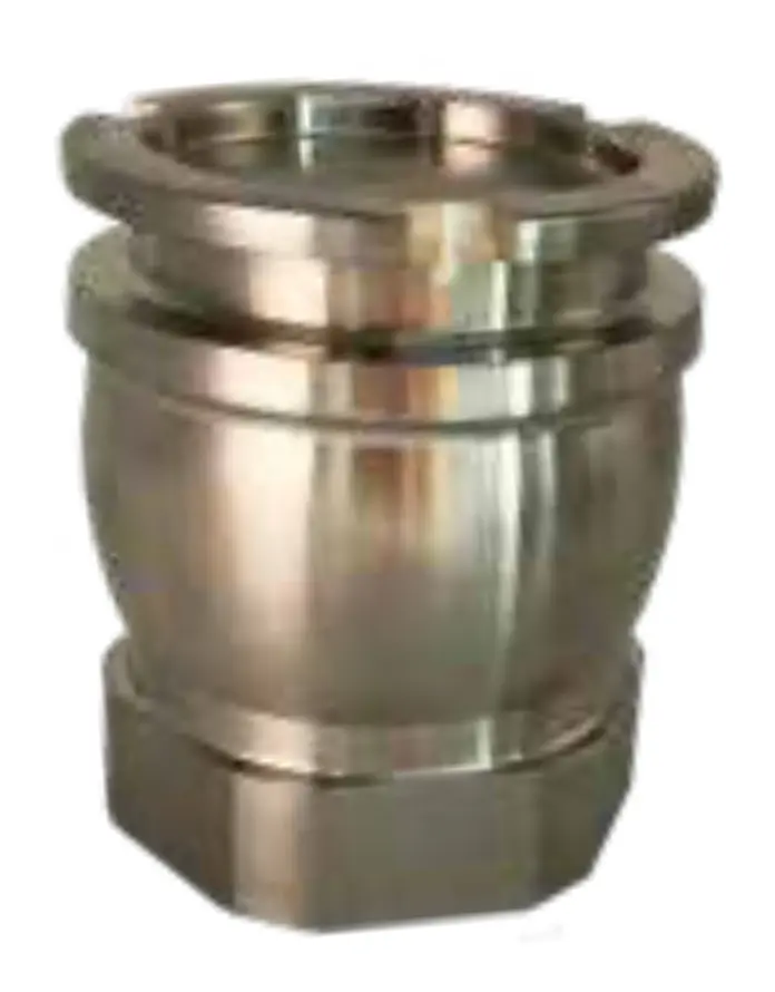 [107502] DDC Trockenkupplung Vaterteil Flansch Edelstahl (2")