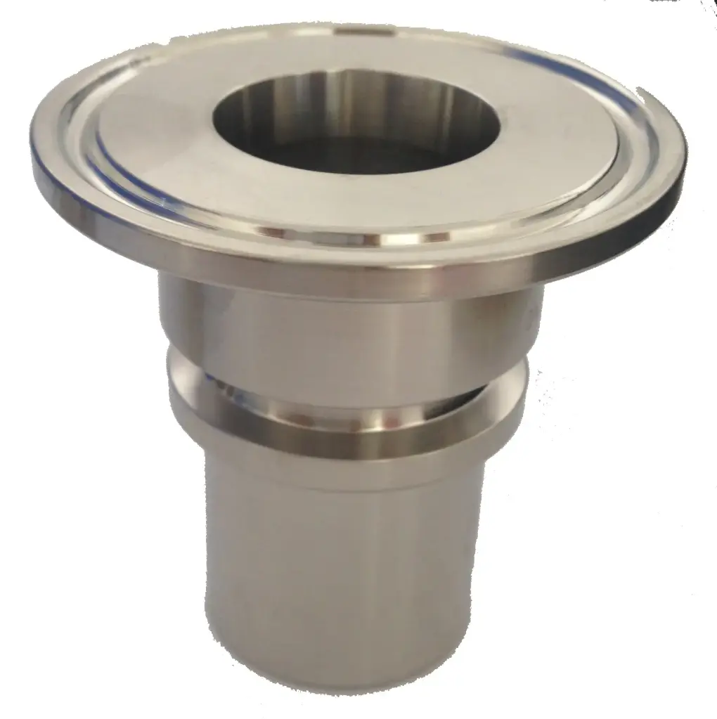 [107530] Clamp hose nozzle, smooth, stainless steel (13 mm)