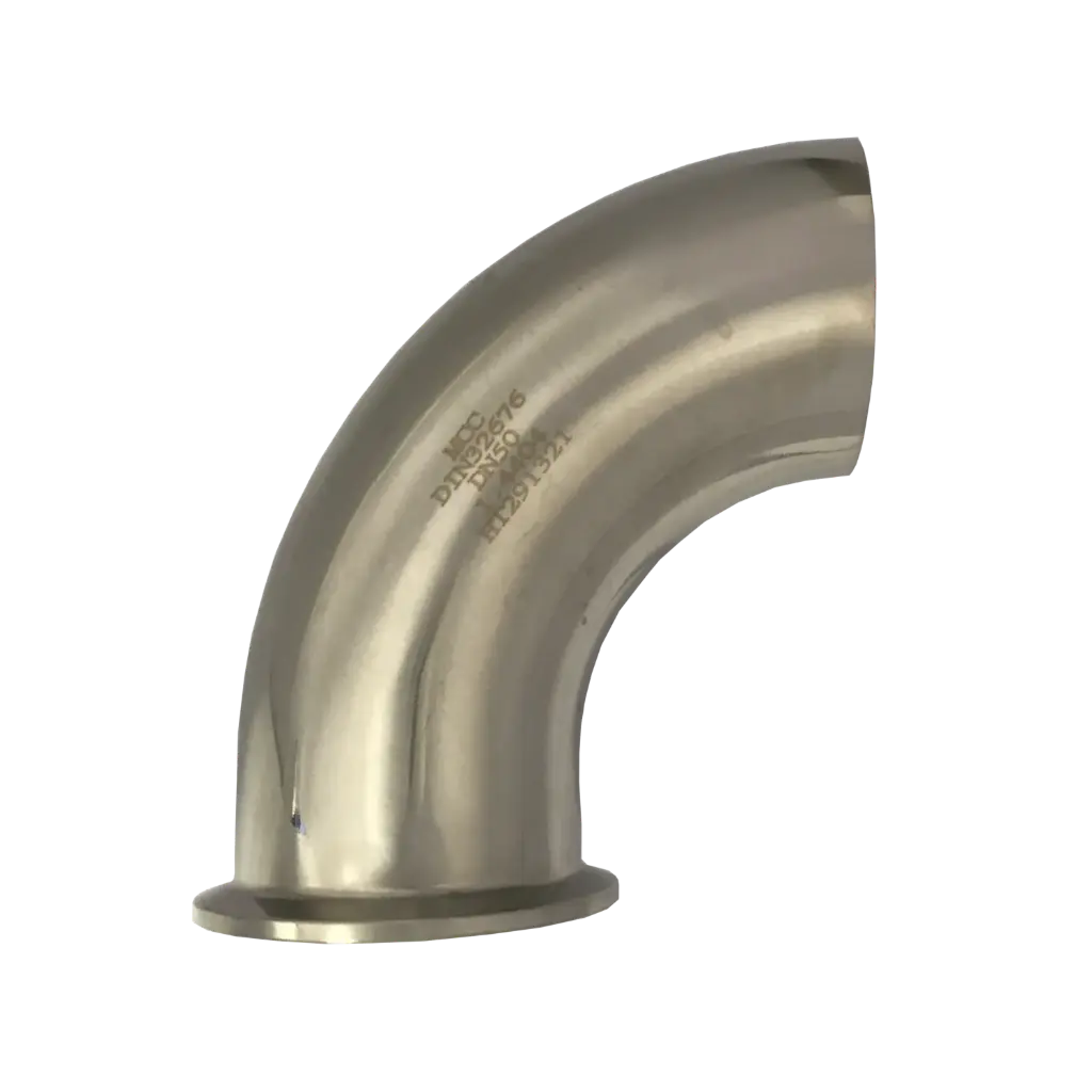 Clamp elbow 90° weld end