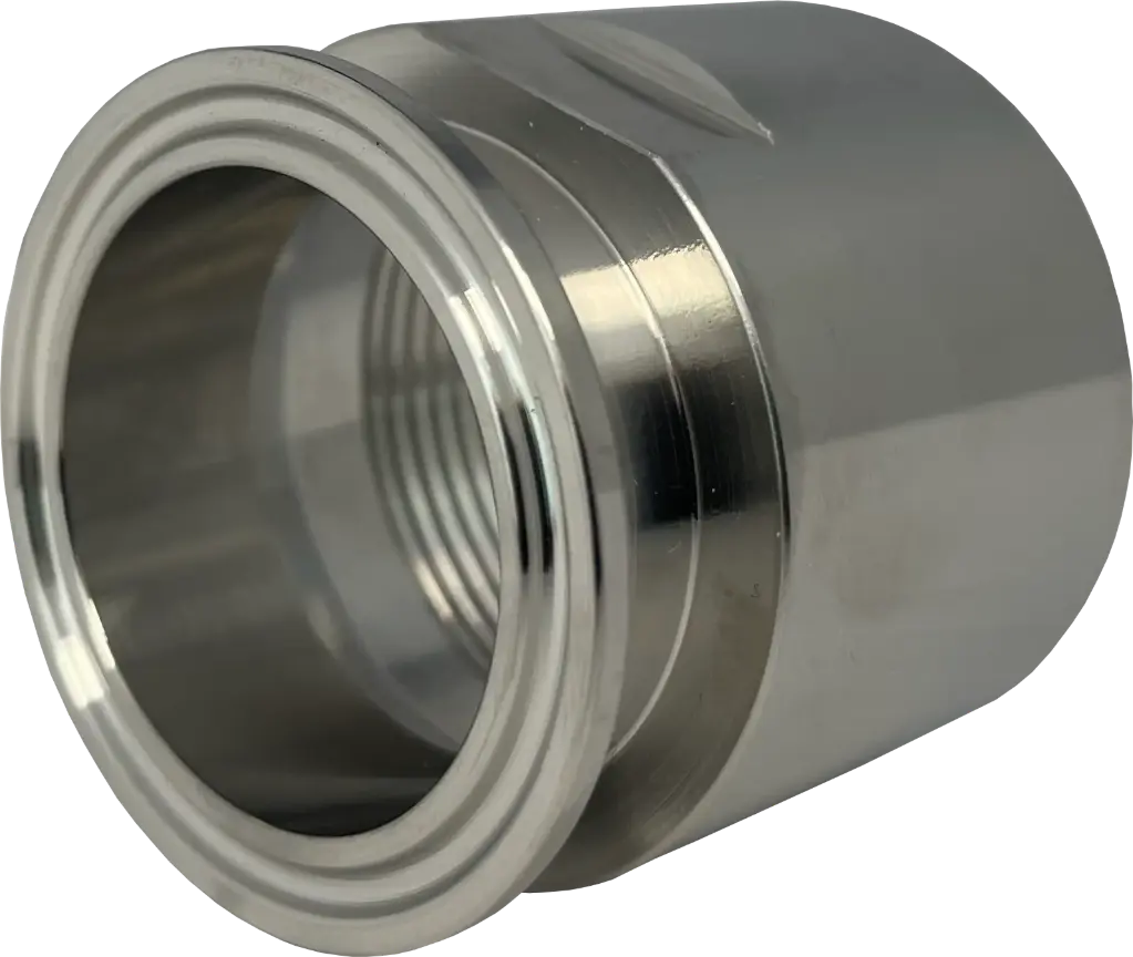 [107599] Clamp coupling BSPP female thread stainless steel (1/2")