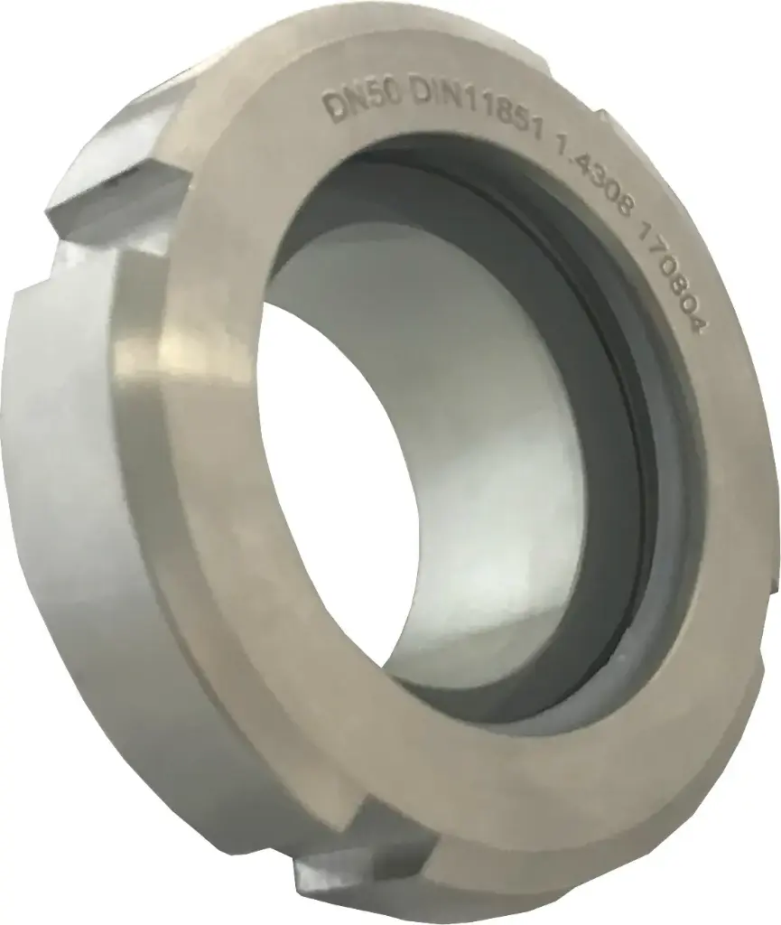 [107836] Milk pipe sight glass with welded end, stainless steel (DN25 RD52)