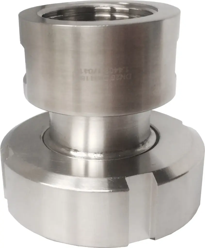 [107882] Milk pipe cone nozzle BSPP female thread stainless steel (DN15 RD34)