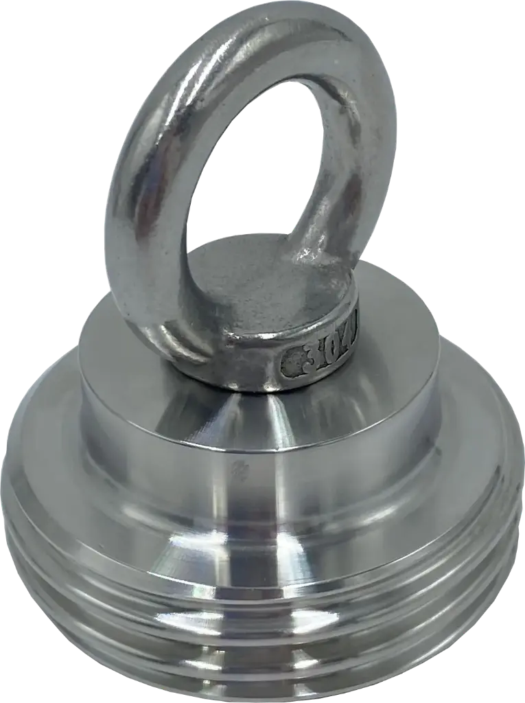 Milk pipe blind plug with handle, stainless steel