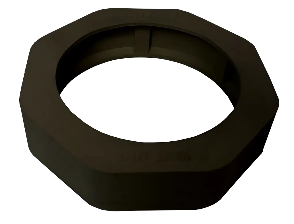 Milk pipe impact protection for union nut