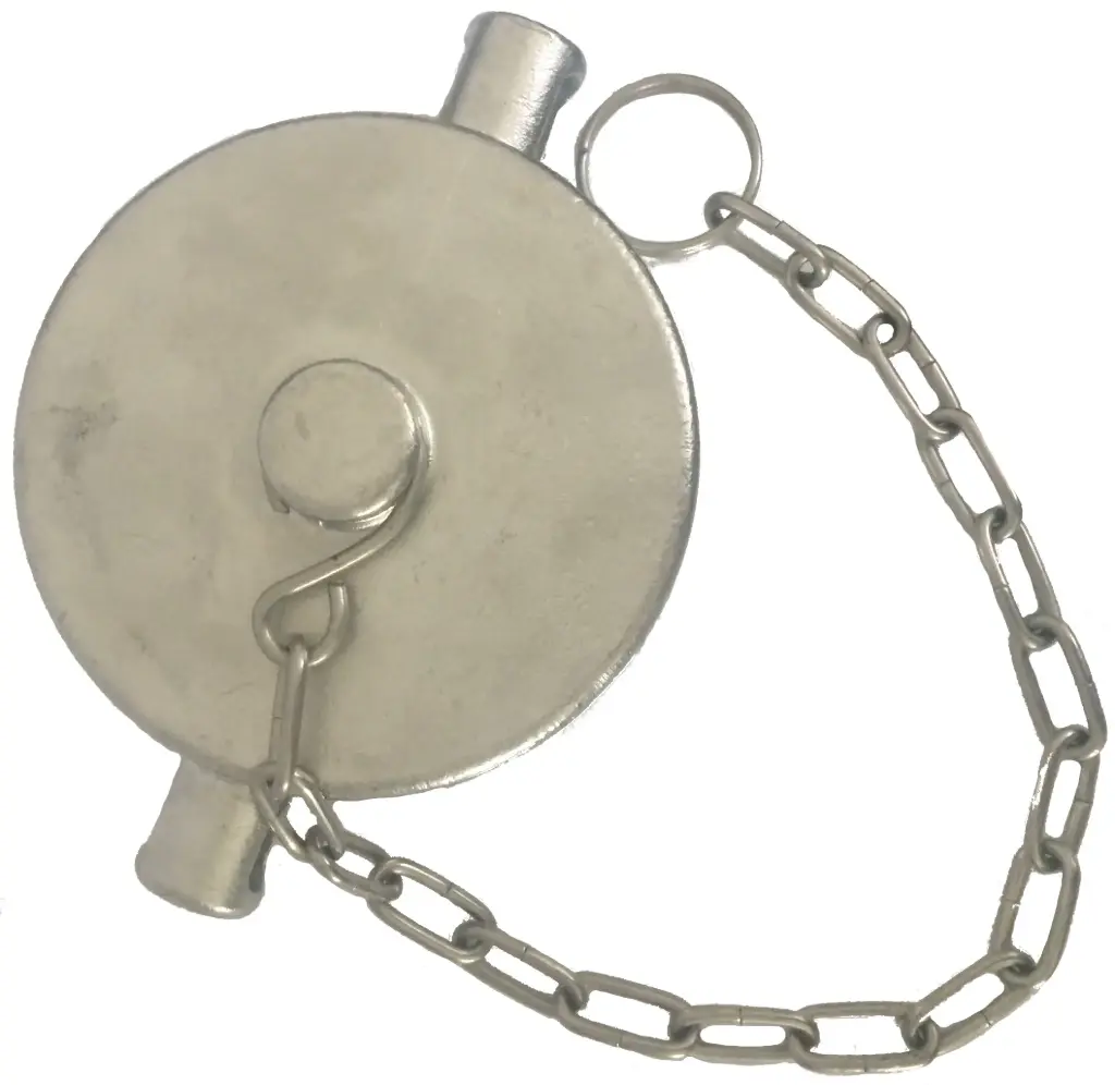[108123] Blind nut with chain, stainless steel (1/2")