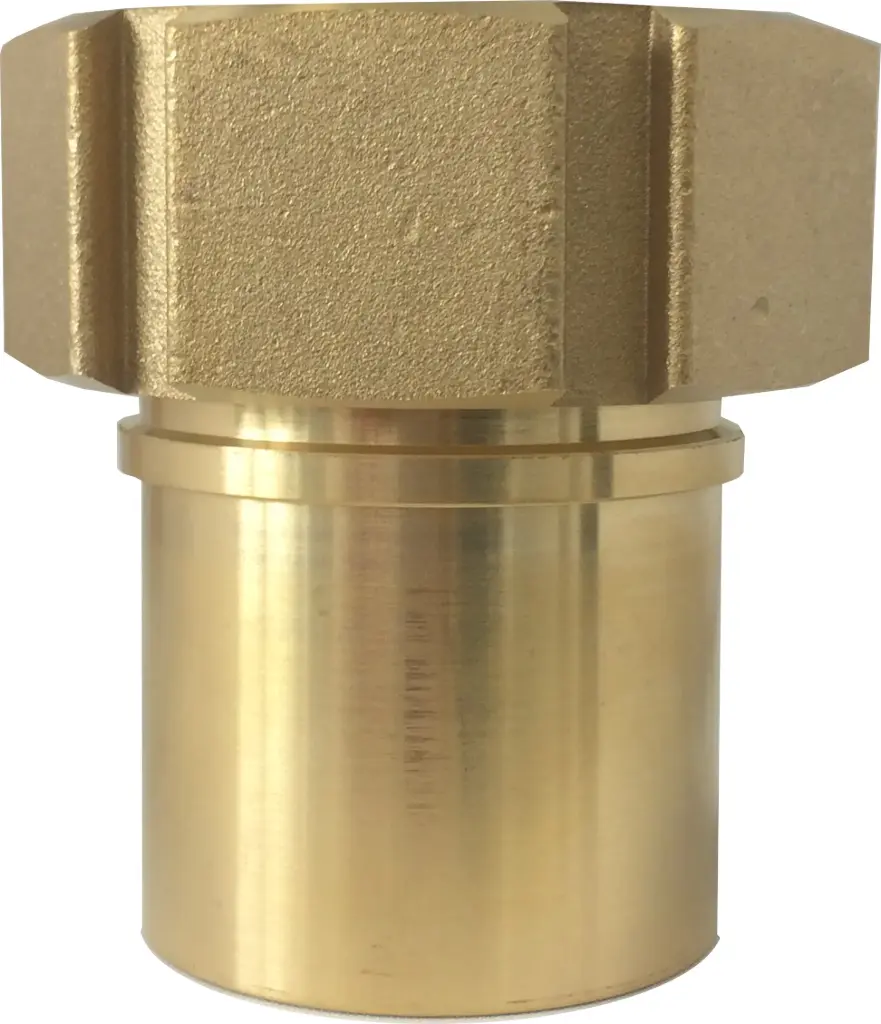 [108148] Hose nozzle, smooth, female thread, brass (13 mm)