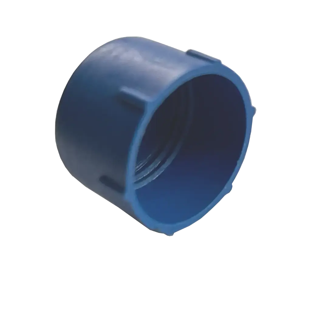 [108168] PVC thread protector cap (1/2", blau)
