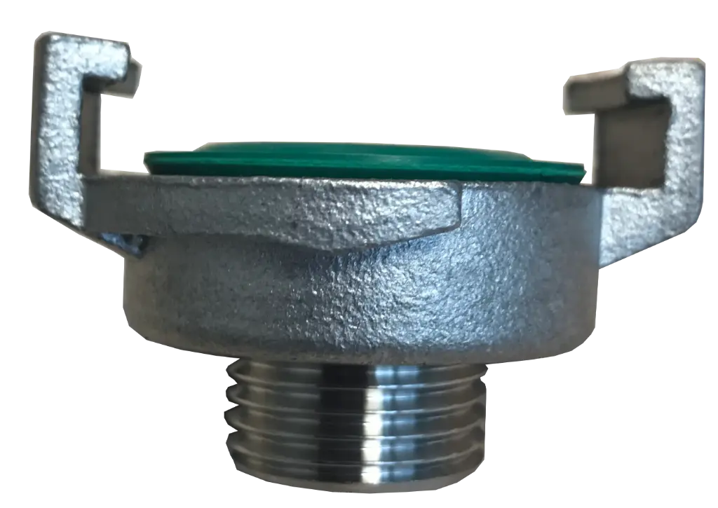 [108198] Water hose coupling, male thread, stainless steel (3/8")