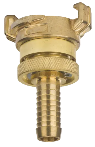 [108220] Water hose coupling Hose nozzle with screw ring Brass (13 mm)