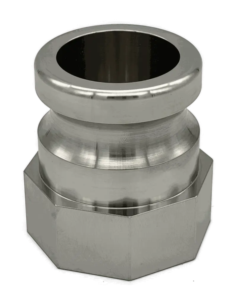 IBC adapter S60x6 female thread camlock connector stainless steel MC