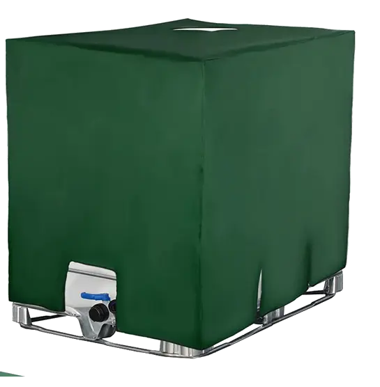 [108338] IBC container tarpaulin, green PE