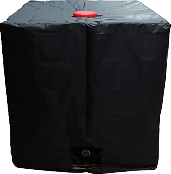[108339] IBC container tarpaulin, black PE