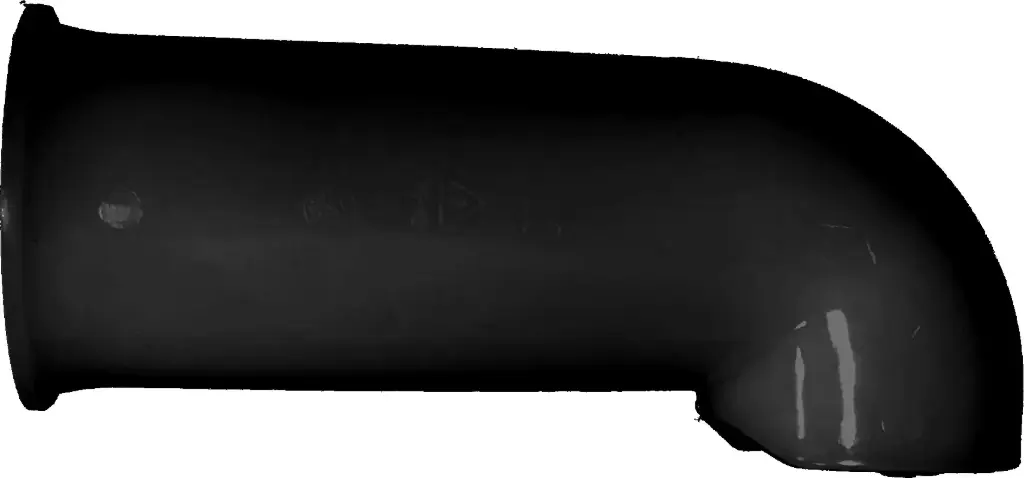 [108341] IBC outlet elbow without closure PP (schwarz)