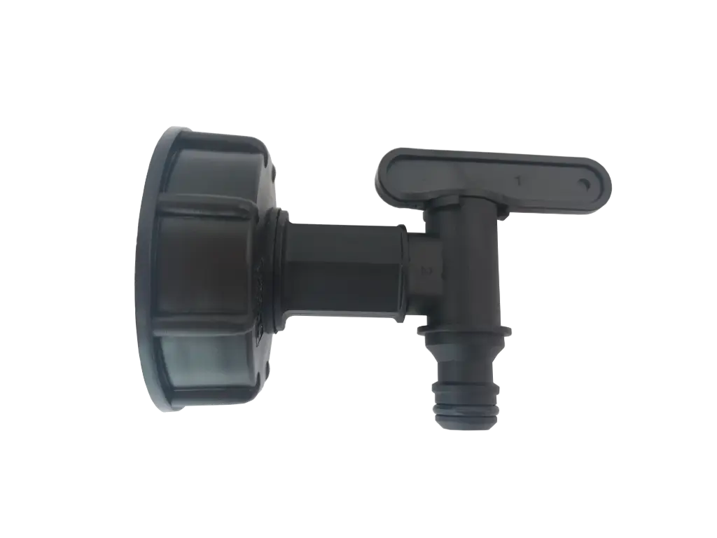 [108344] IBC outlet tap S60x6 female thread with quick connector