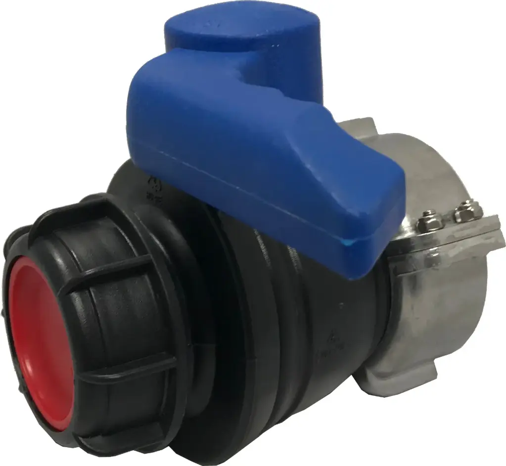 [108349] IBC ball valve S75x6 PP with FKM Viton seal