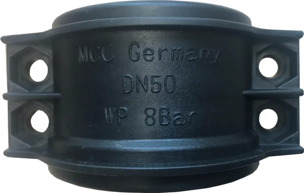 [108452] Colored PP clamping shells (36-39 mm, schwarz)