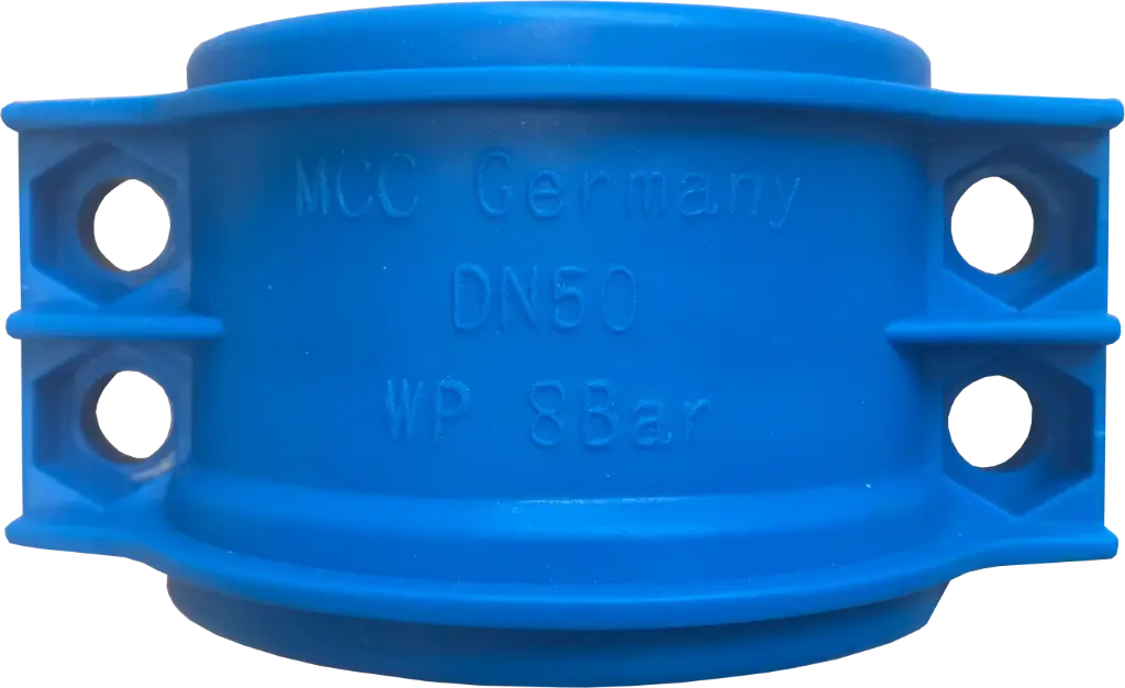 Klemmschalen blau PP