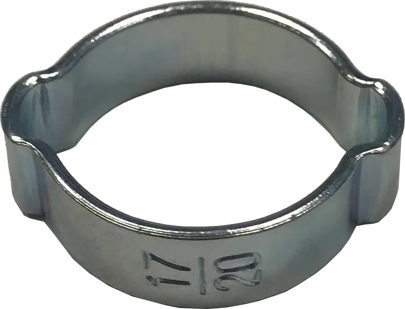 [108617] 2-ear clamps, galvanized steel (34-37 mm)