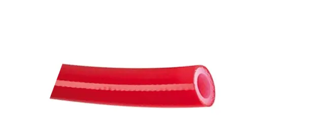 [108805] Silikonschlauch transparent FDA mit Einlage rot (6mm x 3mm)