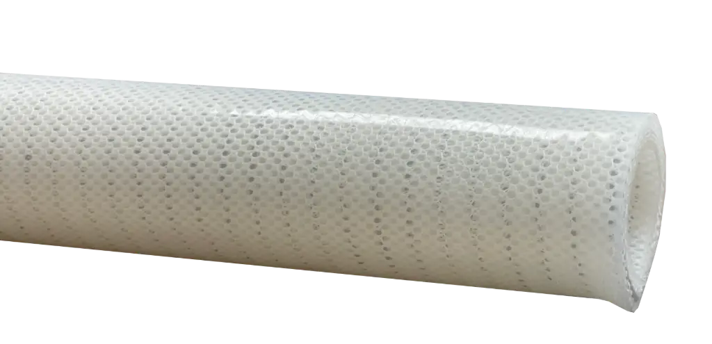 [108810] Silicone hose with spiral according to USP Class VI with insert (13mm x 5.5mm)