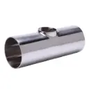 Reducing tee, weld end, stainless steel