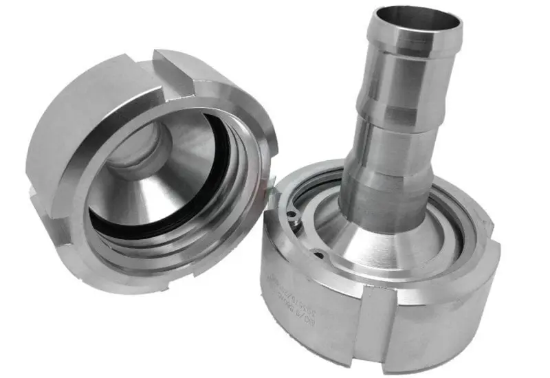 IBC Adapter S60x6 Innengewinde auf Schlauchtülle drehbar Edelstahl MT