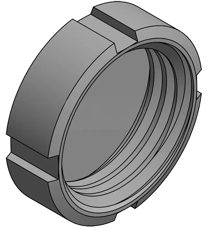 [101923] IBC Adapter S60x6 Innengewinde Blindmutter Edelstahl MT